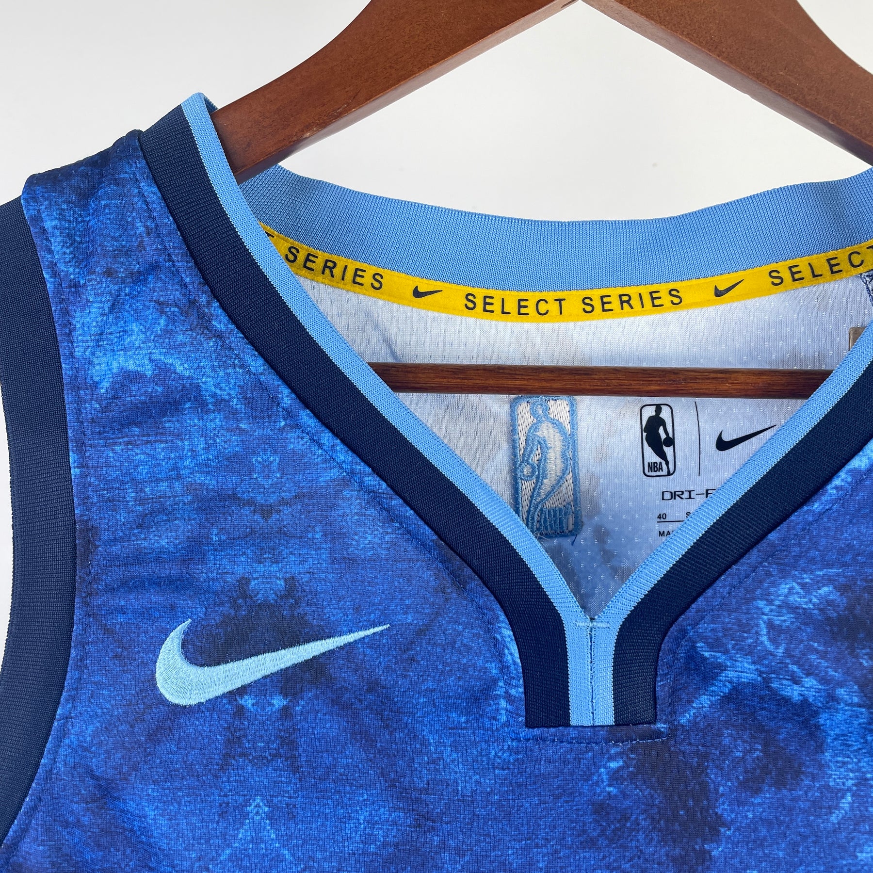 Regata NBA Golden State Warriors Stephen Curry Nike Royal Select Séries Swingmam 2022/23 - Masculina