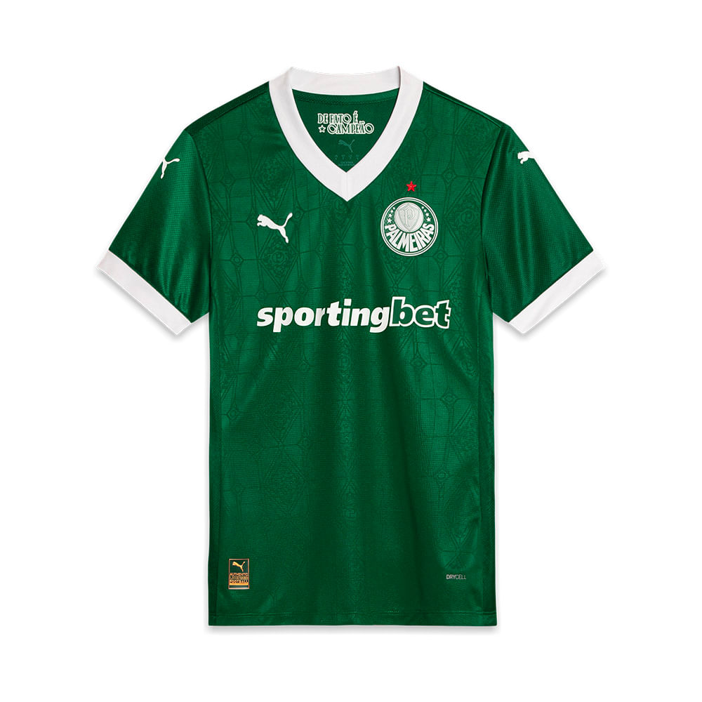 Camisa Palmeiras Home 2025/26 - Versão Jogador - Masculina - Verde