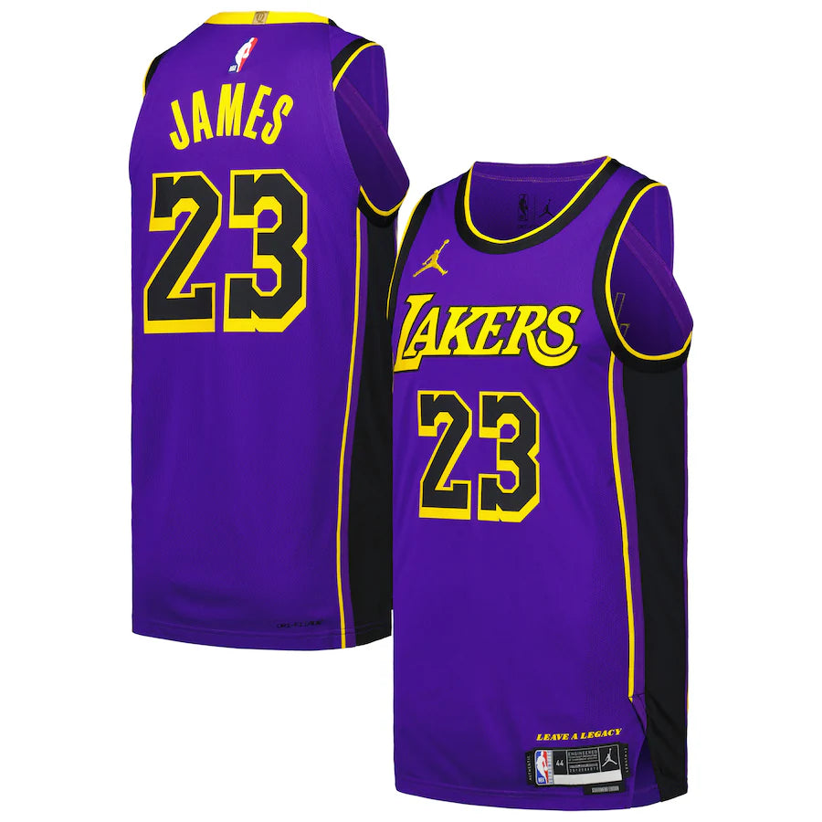 Regata NBA Los Angeles Lakers Jordan Statement Edition Swingmam - Roxo - Masculina