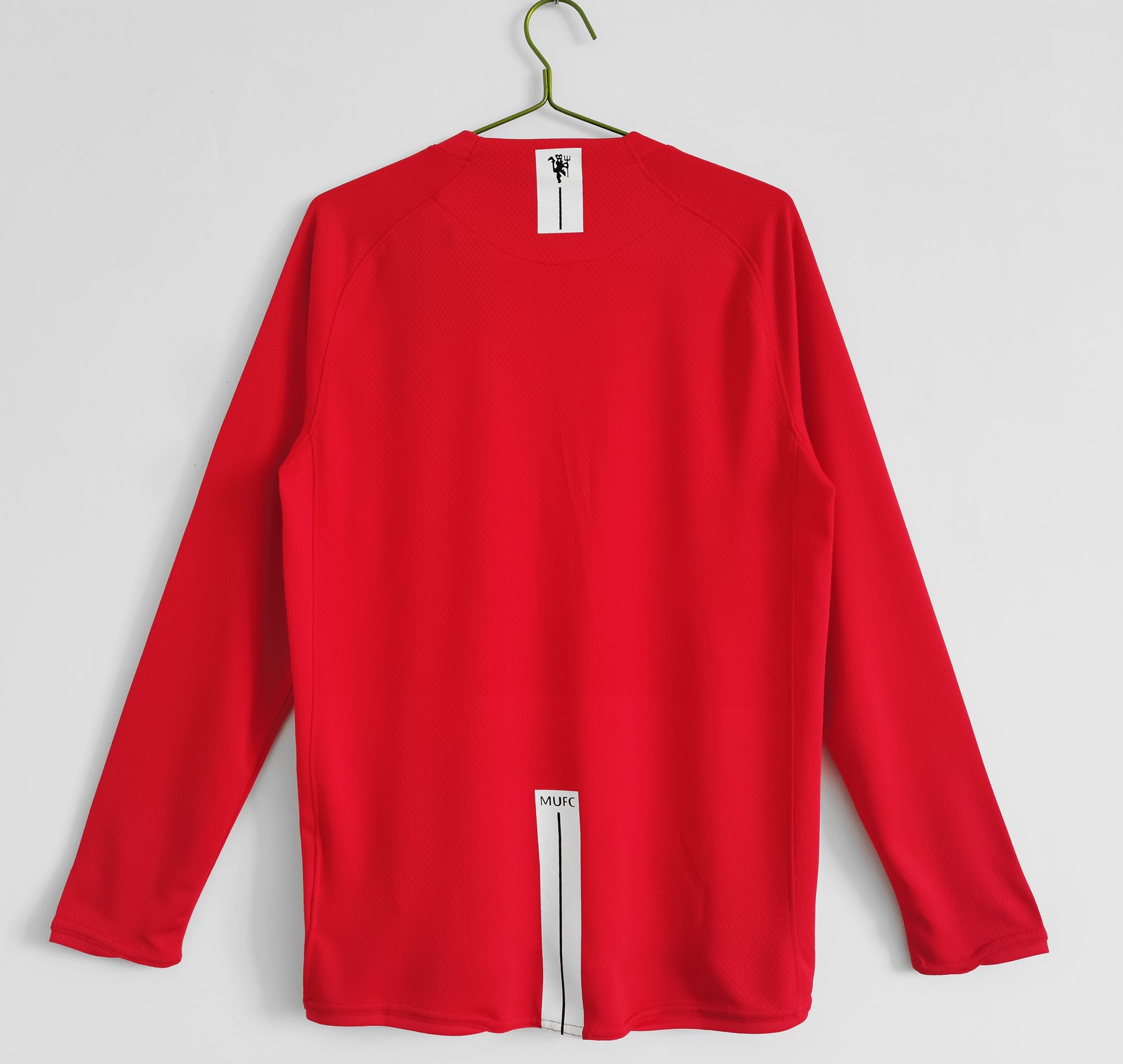 Camisa Manchester United 2007/08 Manga Longa - Versão Retrô Masculina - Vermelha