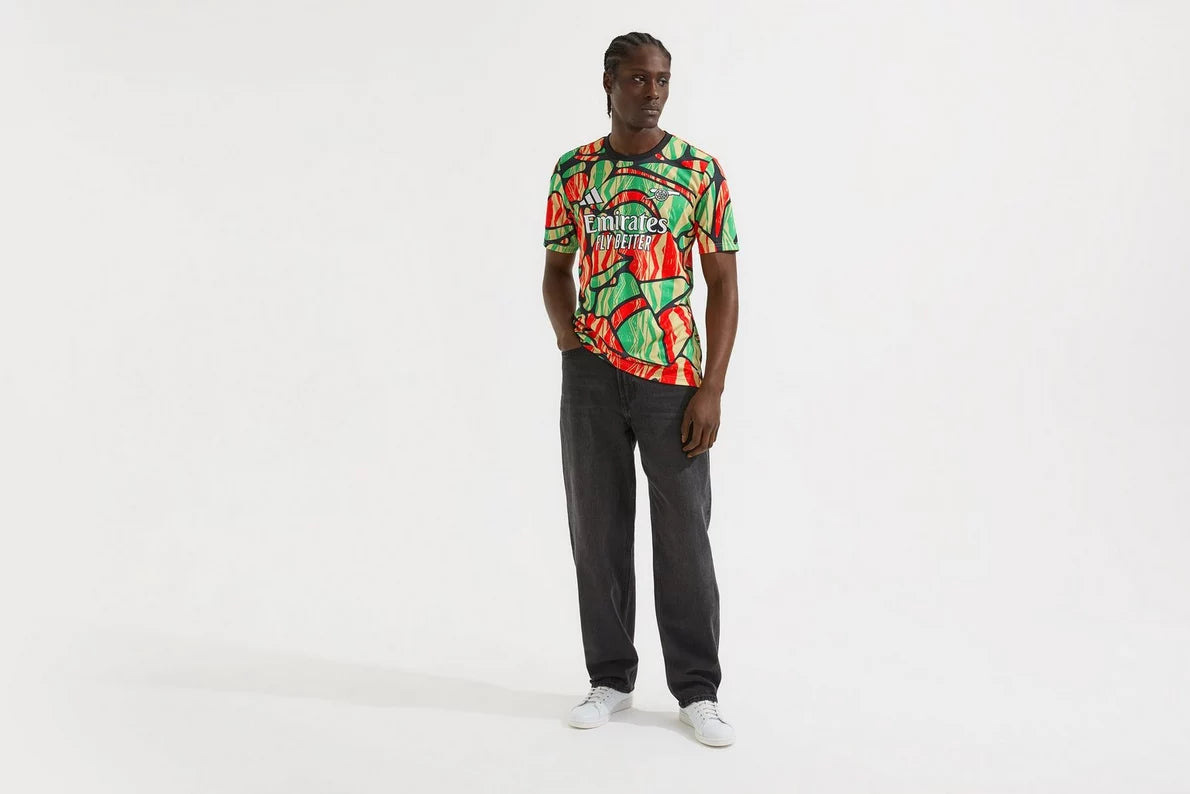 Camisa Arsenal Pré-Jogo 2024/25 Adidas Jogador Masculina