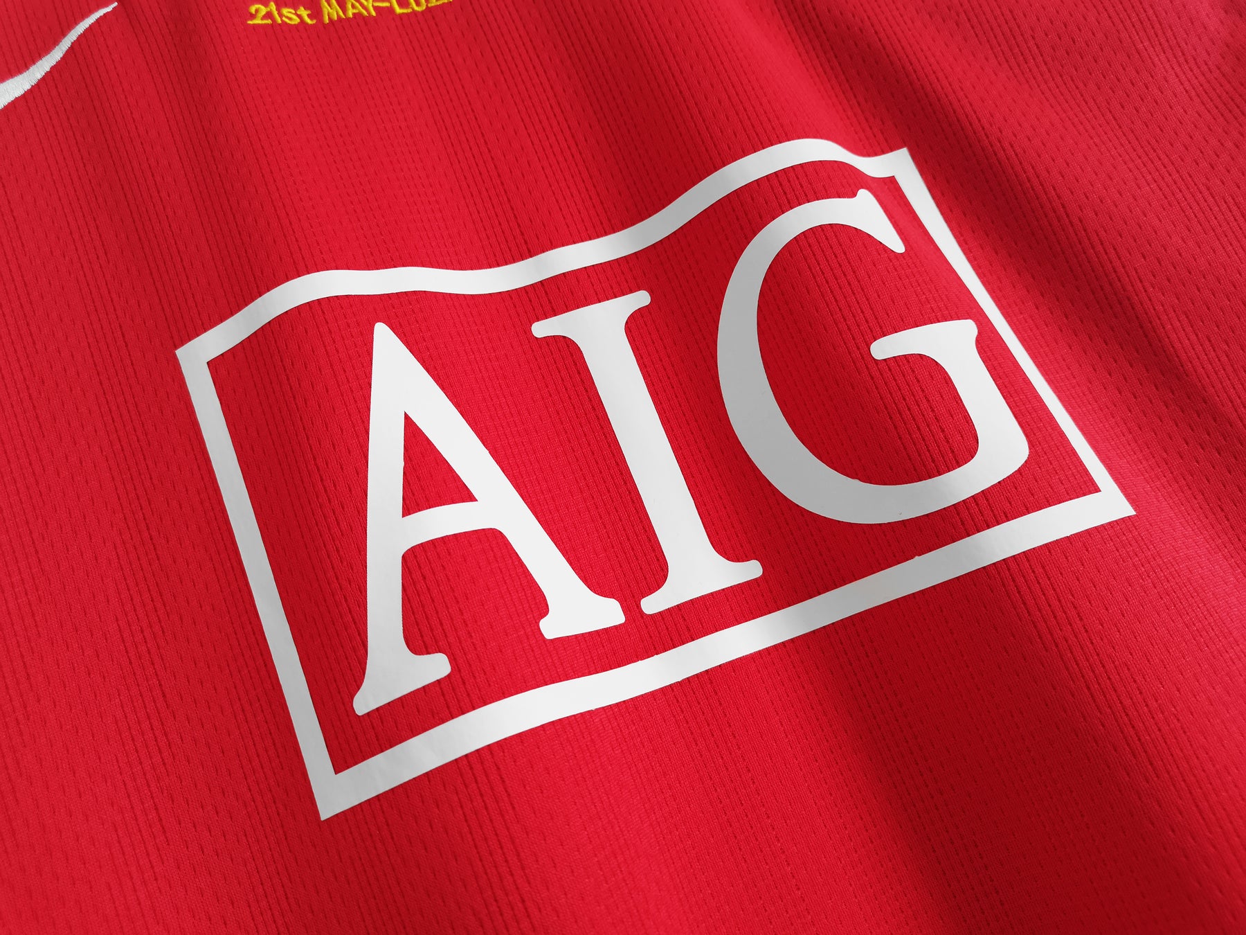 Camisa Manchester United 2007/08 - Versão Retrô Masculina - Vermelha