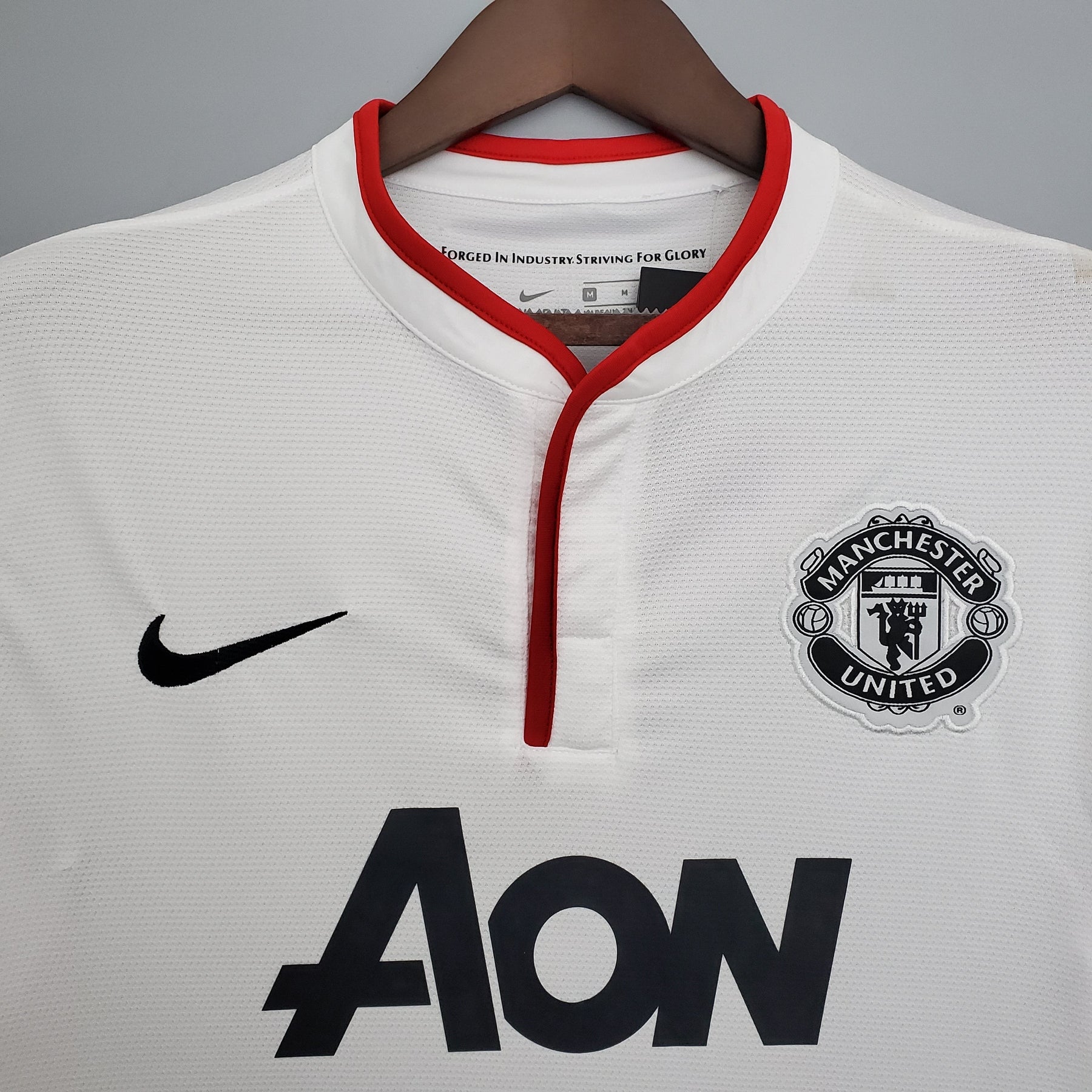 Camisa Manchester United II 13/14 Nike Retrô Masculino - Branco