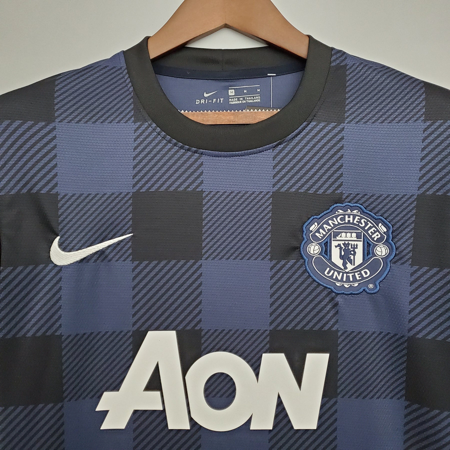 Camisa Manchester United 13/14 Nike Retrô Masculino - Azul