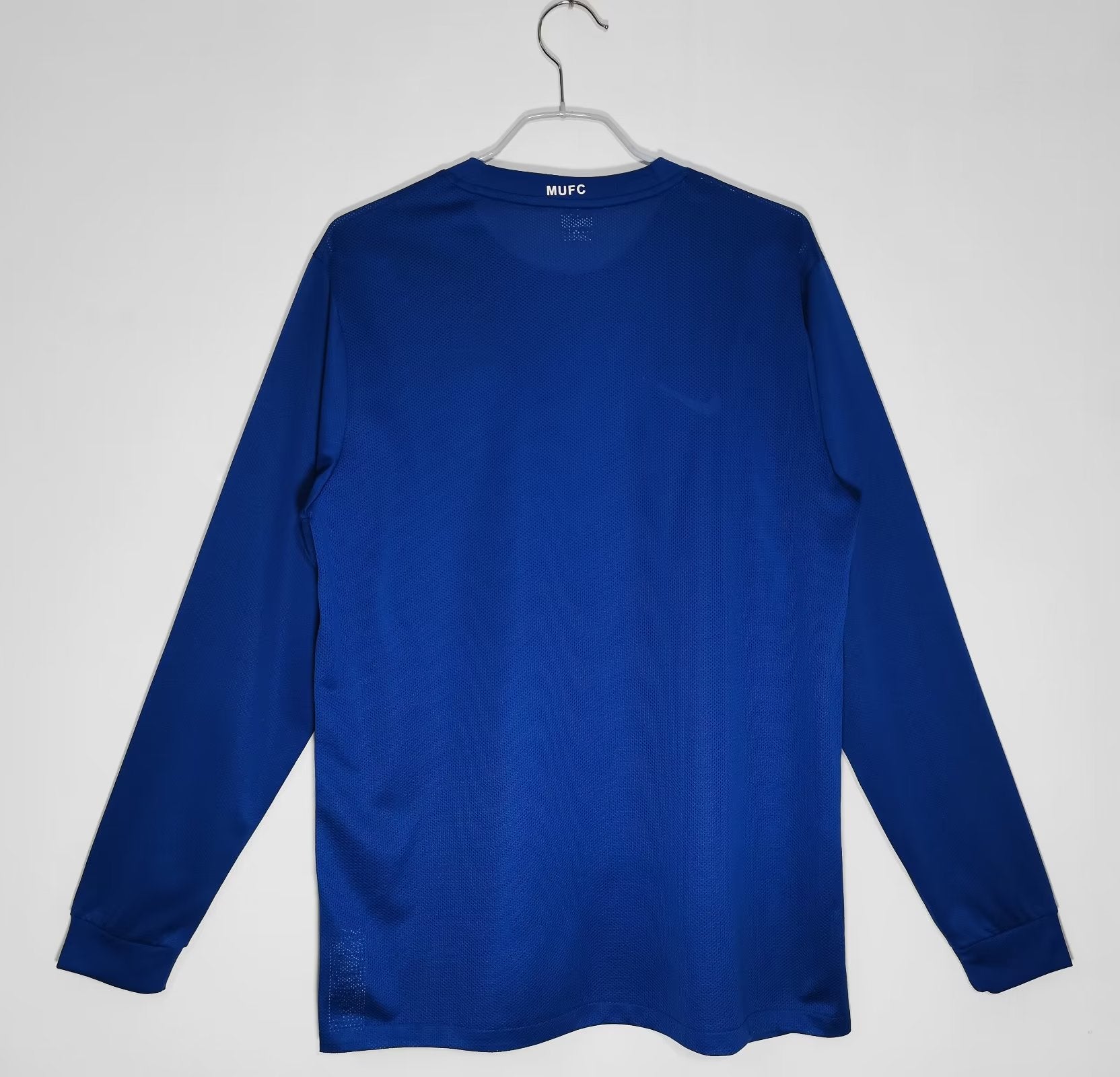 Camisa Manchester United 2008/09 Nike Manga Longa - Versão Retrô Masculina - Azul