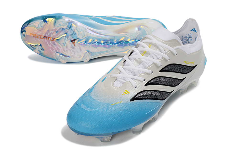 Chuteira Campo ADIDAS Predator Elite 26 FG Azul - Branco