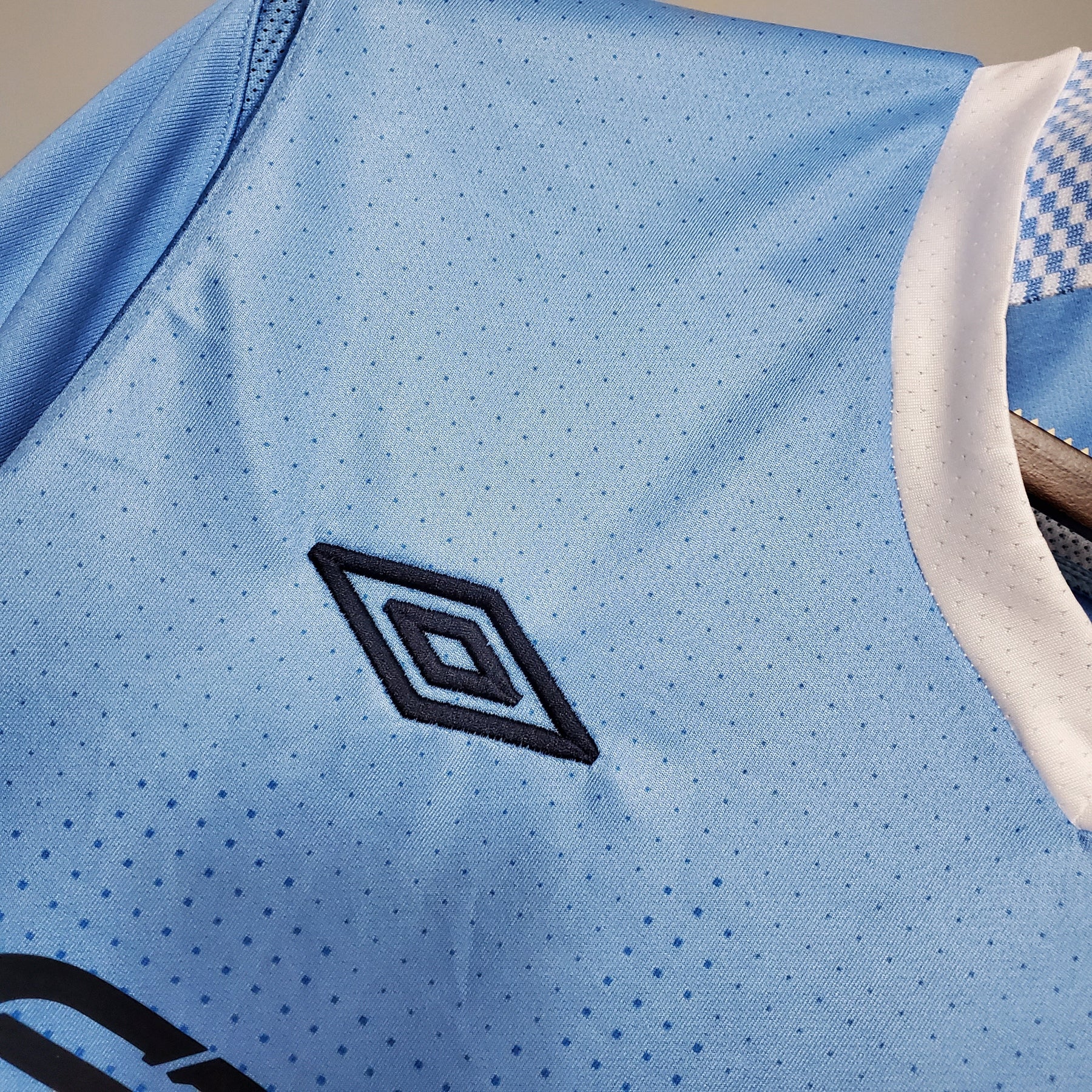 Camisa Manchester City I 11/12 - Masculino Retrô - Azul