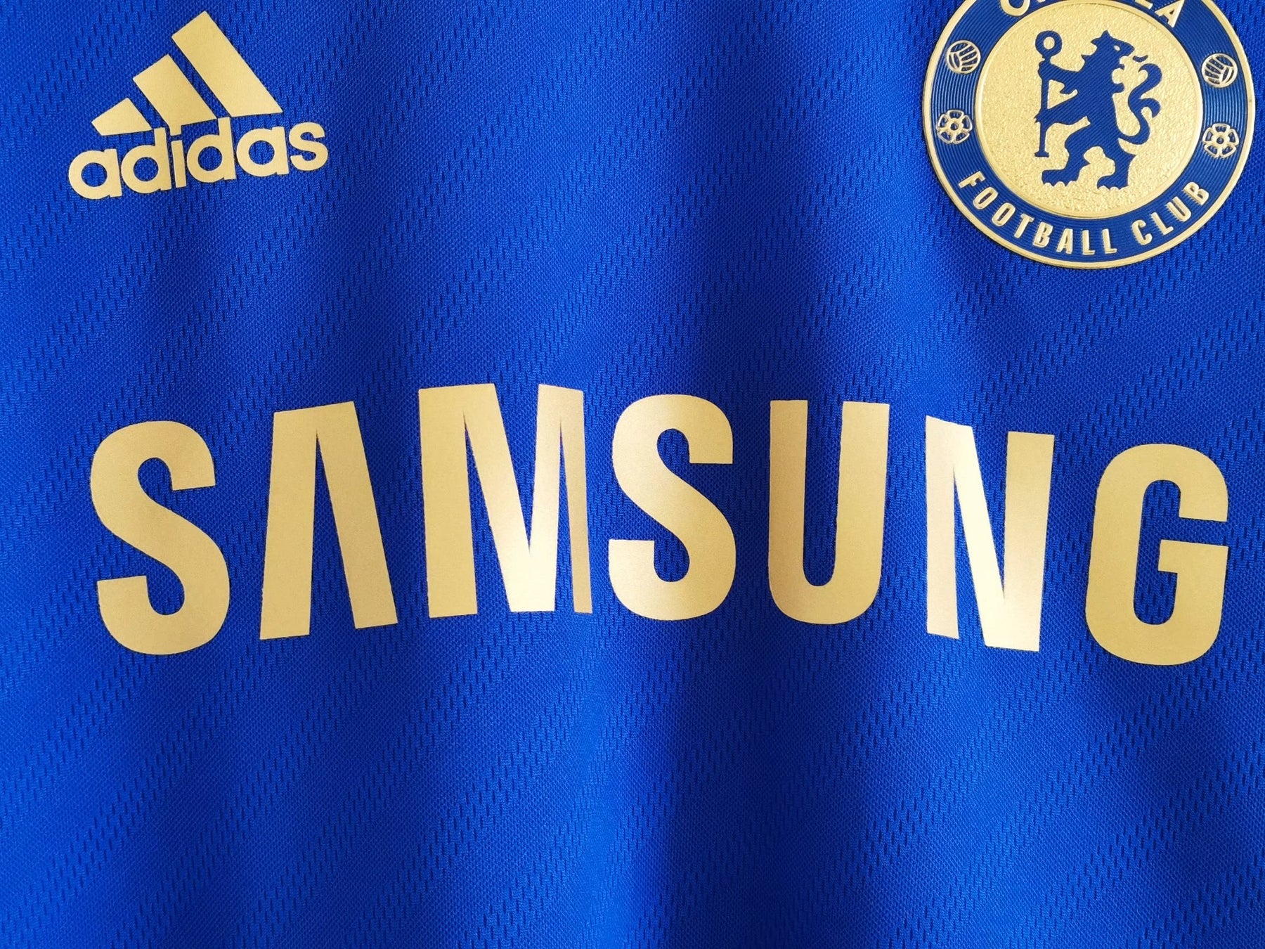 Camisa Chelsea 2012/13 Adidas - Versão Retrô Masculina - Azul