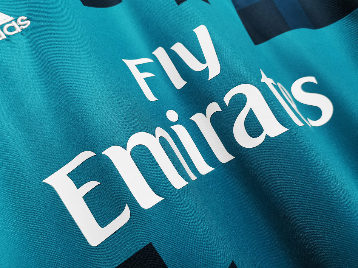 Camisa Real Madrid 2017/18 - Versão Retrô Masculino - Azul