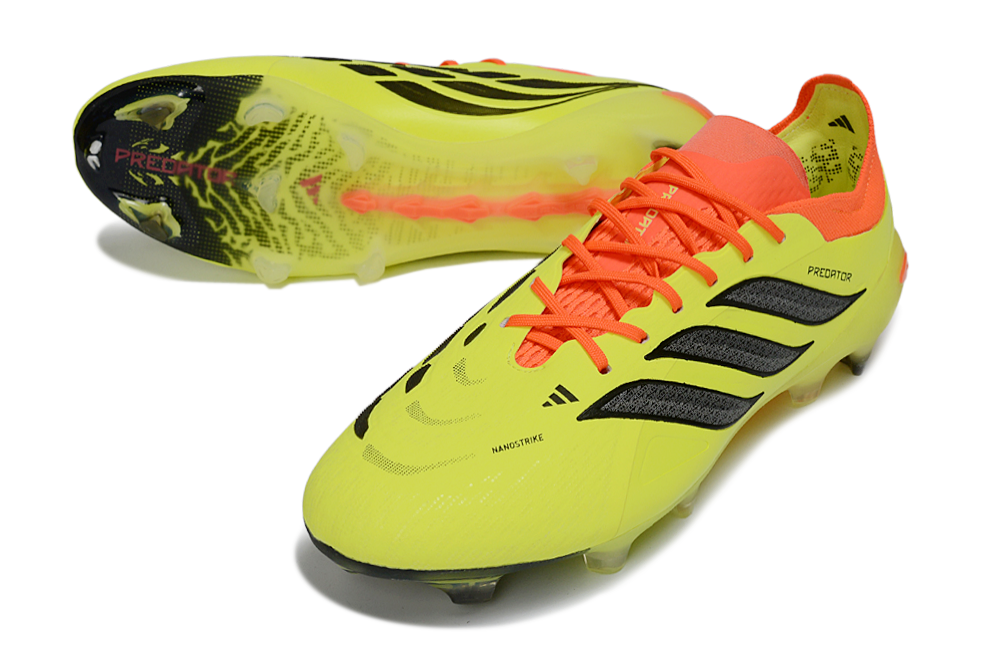 Chuteira Campo ADIDAS Predator Elite 26 FG Amarelo - Laranja