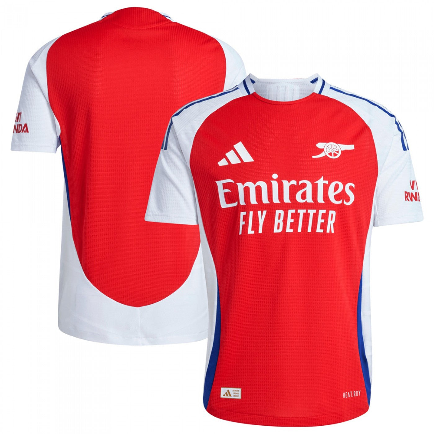 Camisa Arsenal Home 24/25 s/n° Jogador Adidas Masculina - Vermelho+Branco
