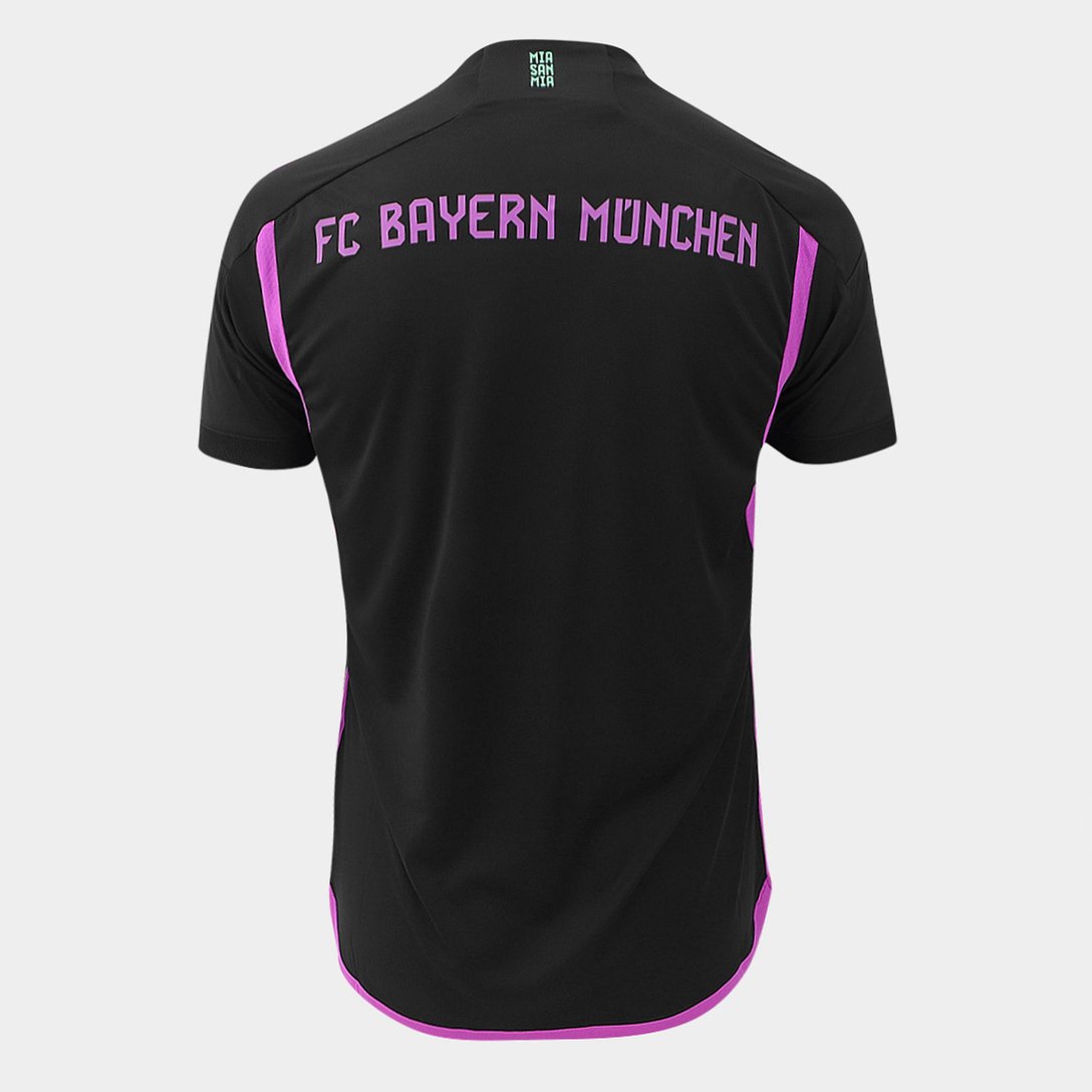 Camisa Bayern de Munique Away 23/24 s/n° Torcedor Adidas Masculina - Preto
