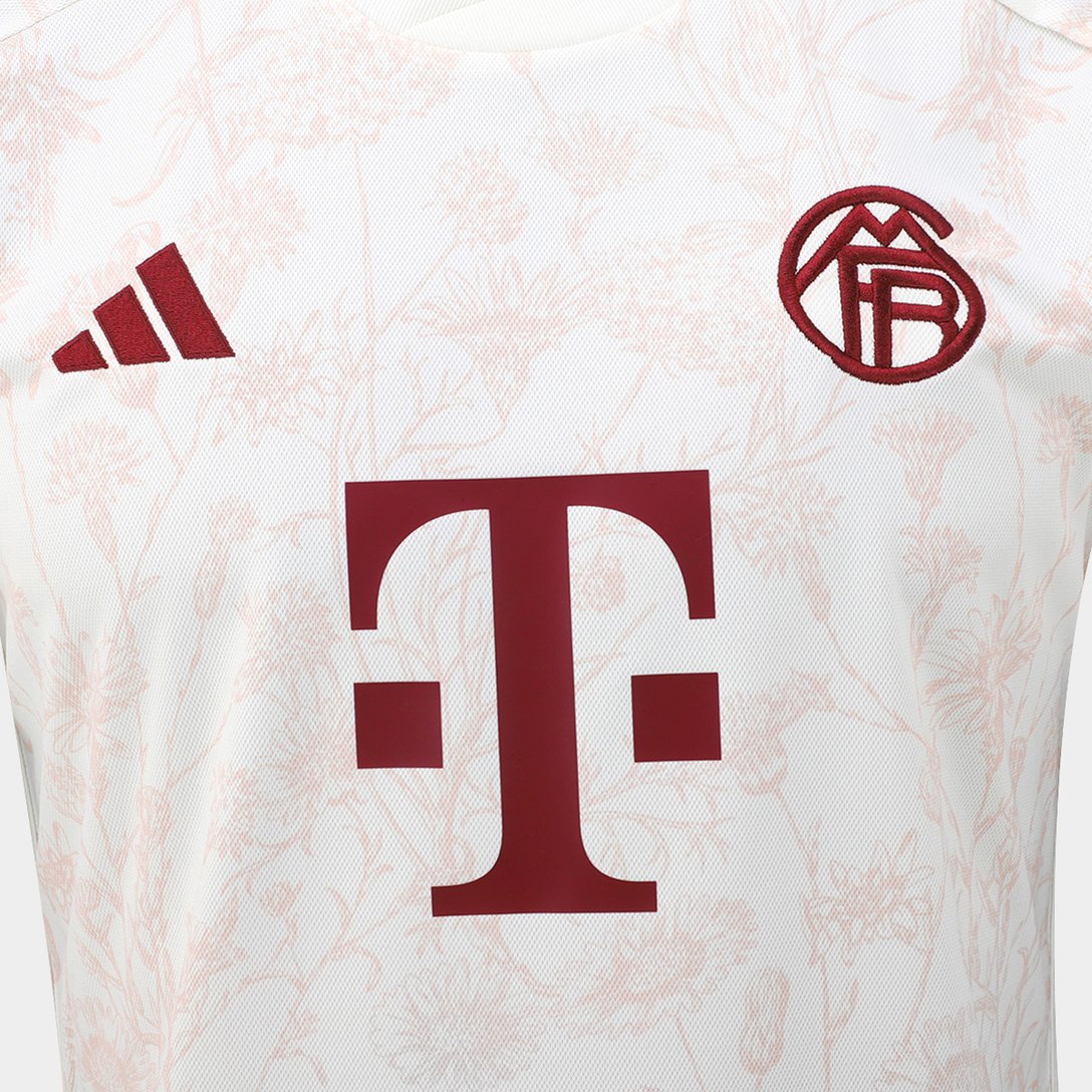 Camisa Bayern de Munique Third 23/24 s/n° Torcedor Adidas Masculina - Off White