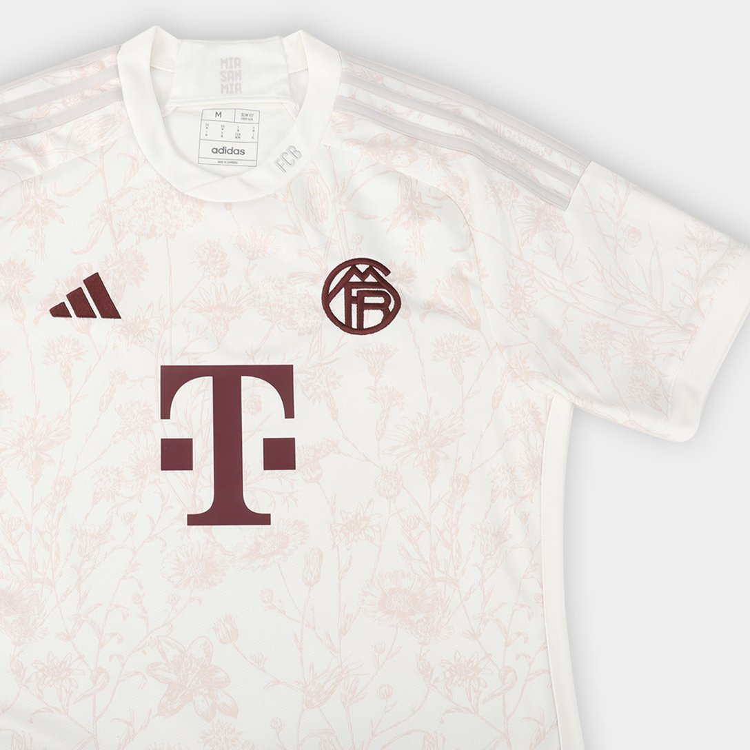 Camisa Bayern de Munique Third 23/24 s/n° Torcedor Adidas Masculina - Off White