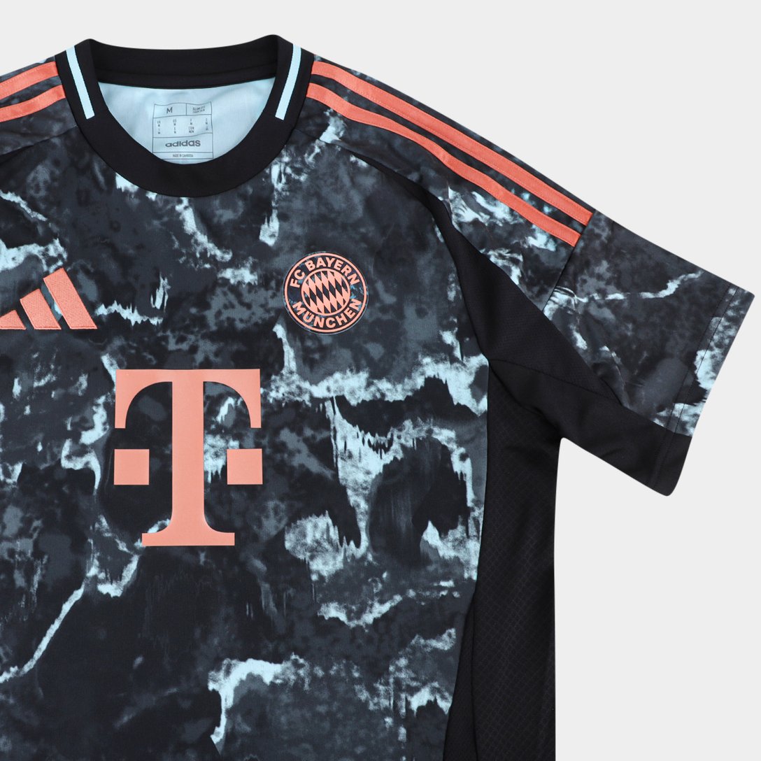 Camisa Bayern de Munique Away 24/25 s/n° Torcedor Adidas Masculina - Preto