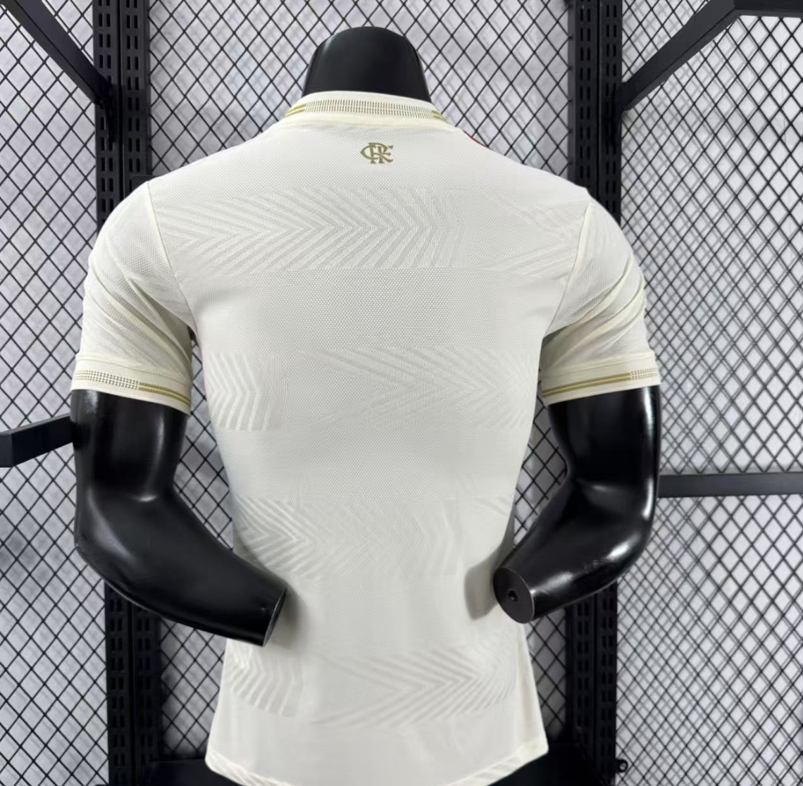 Camisa Flamengo III 25/26 Jogador Adidas Masculina - Off White