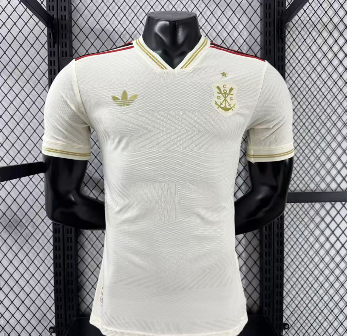 Camisa Flamengo III 25/26 Jogador Adidas Masculina - Off White