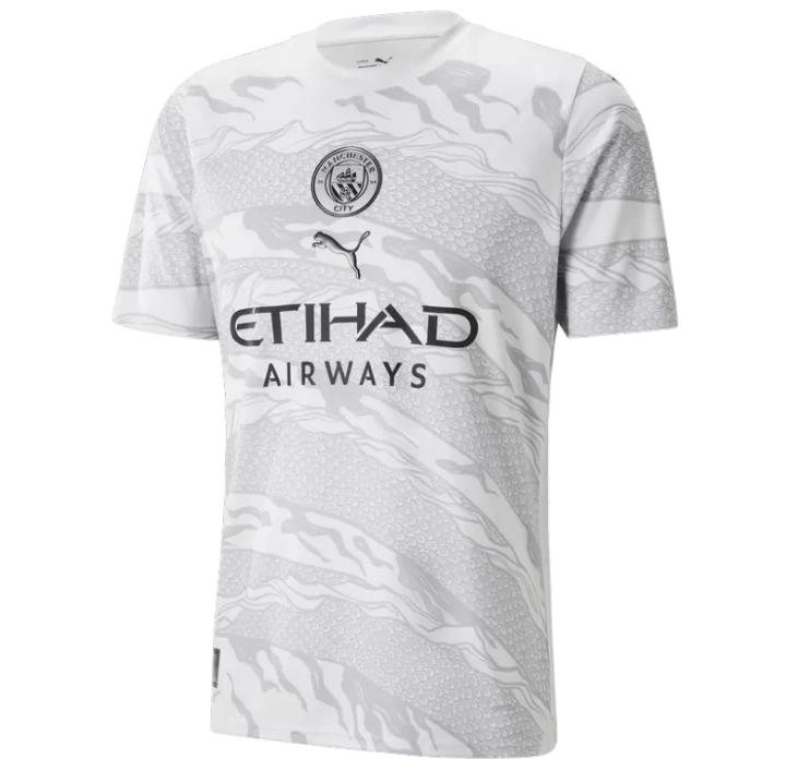 Camisa Manchester City Edição Especial Ano Chinês 23/24 - Masculino Torcedor - Branco