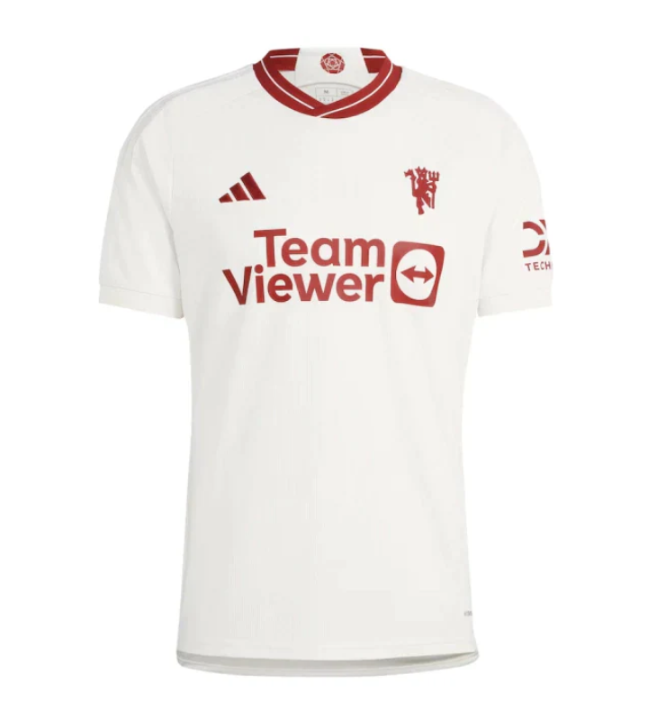 Camisa Manchester United Third 23/24 s/n° Torcedor Adidas Masculina - Off White