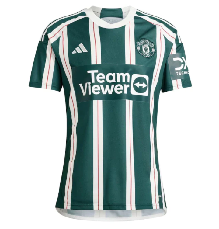 Camisa Manchester United Away 23/24 s/n° Torcedor Adidas Masculina - Verde escuro