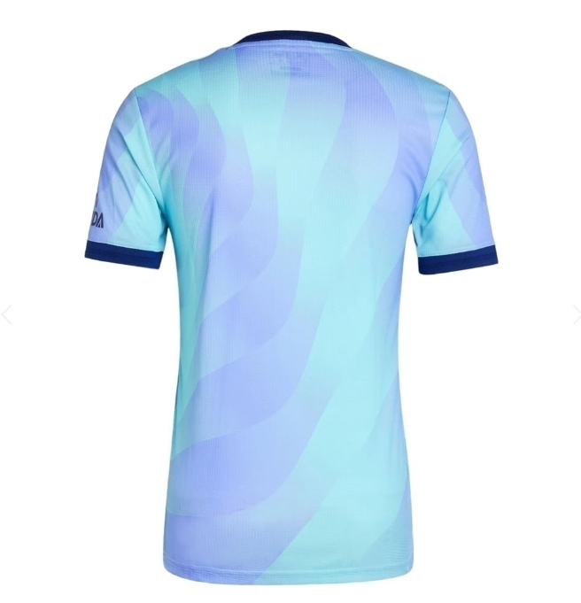 Camisa Arsenal Adidas Third Torcedor 24/25 s/n° Masculina - Azul+Roxo
