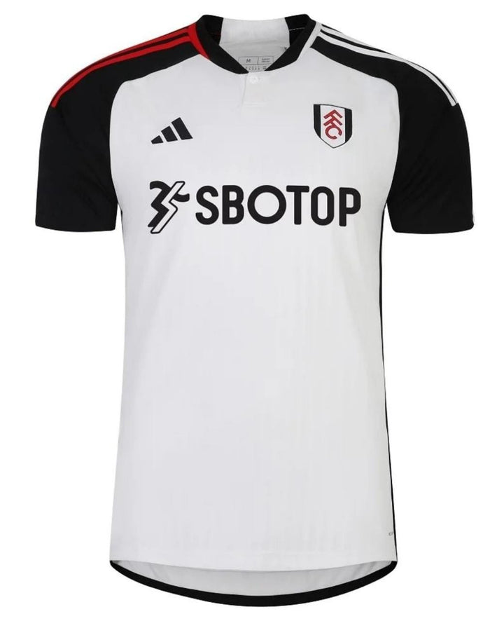 Camisa Fulham Home 23/24 - Torcedor Adidas Masculina - Branco