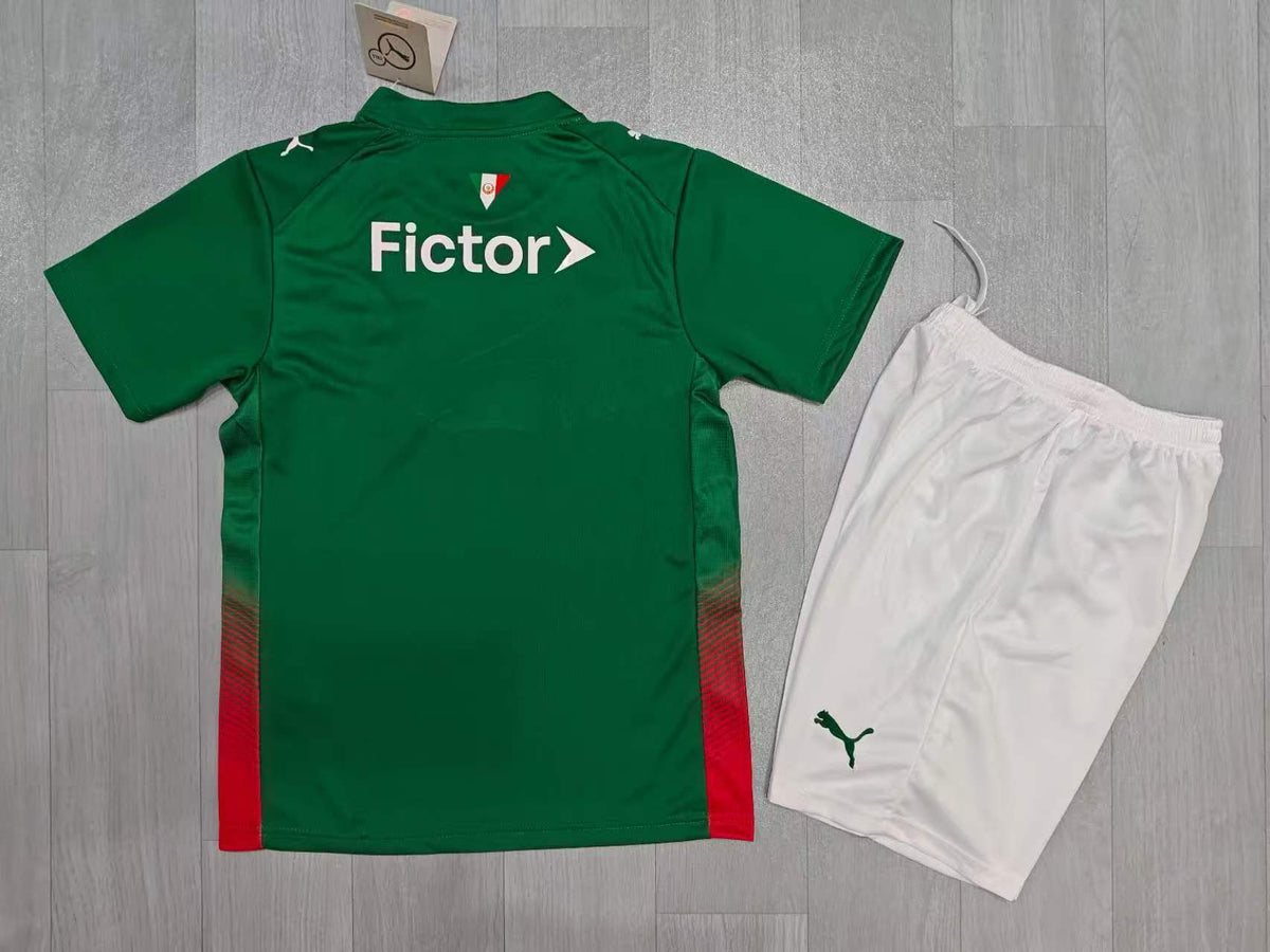 Kit Infantil Palmeiras Puma I 26/27 Torcedor - Verde+ Branco