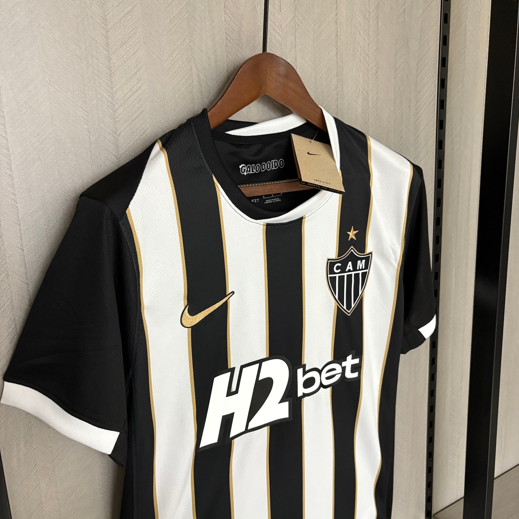 Camisa Atlético Mineiro I 2026/27 Torcedor Adidas Masculina - Preto e Branco