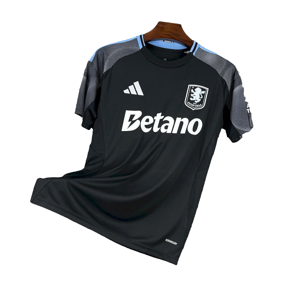 Camisa Aston Villa Il Adidas 25/26 Torcedor Masculina - Preto