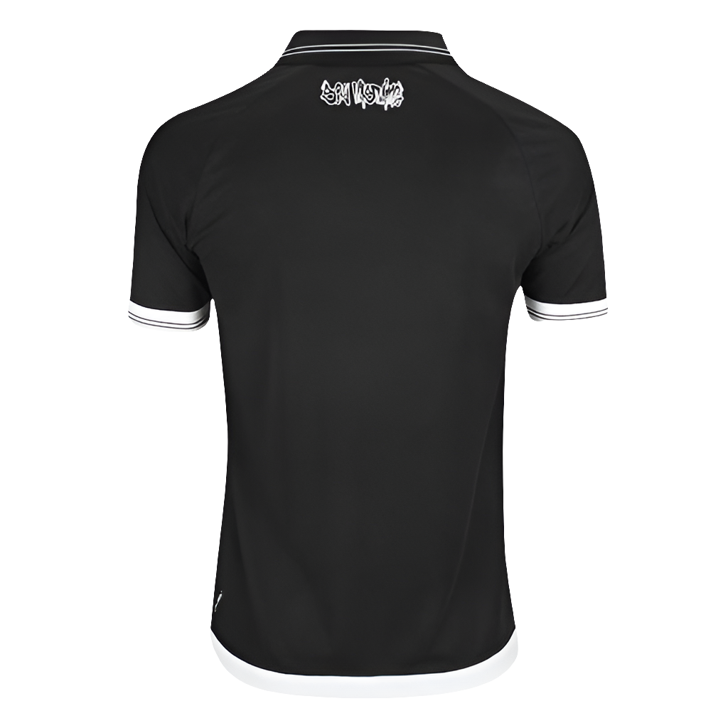 Camisa Vasco I 25/26 s/n Torcedor Kappa Feminino - Preto+Branco