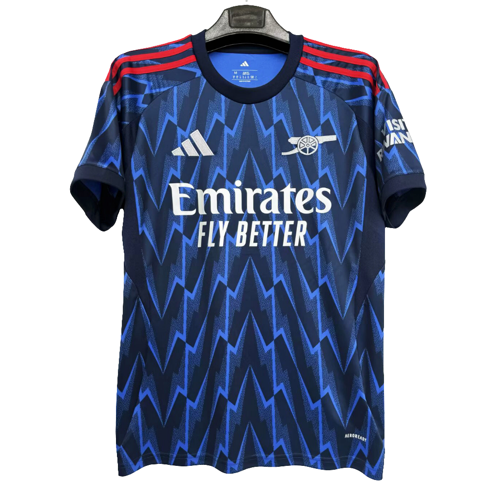 Camisa Adidas Arsenal Away 2025/26 Torcedor Masculina - Azul+Marinho