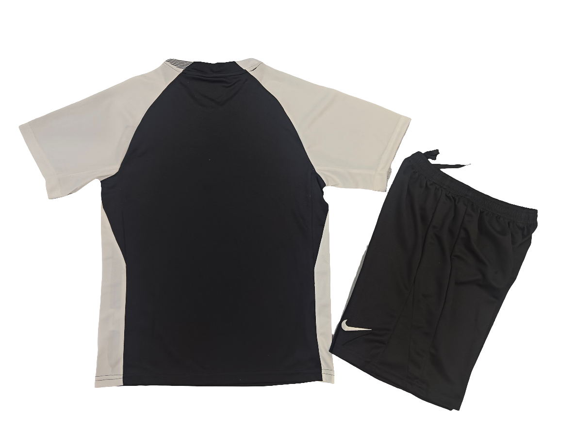 Kit Infantil Corinthians ll 25/26 Torcedor Nike - Preto e Branco