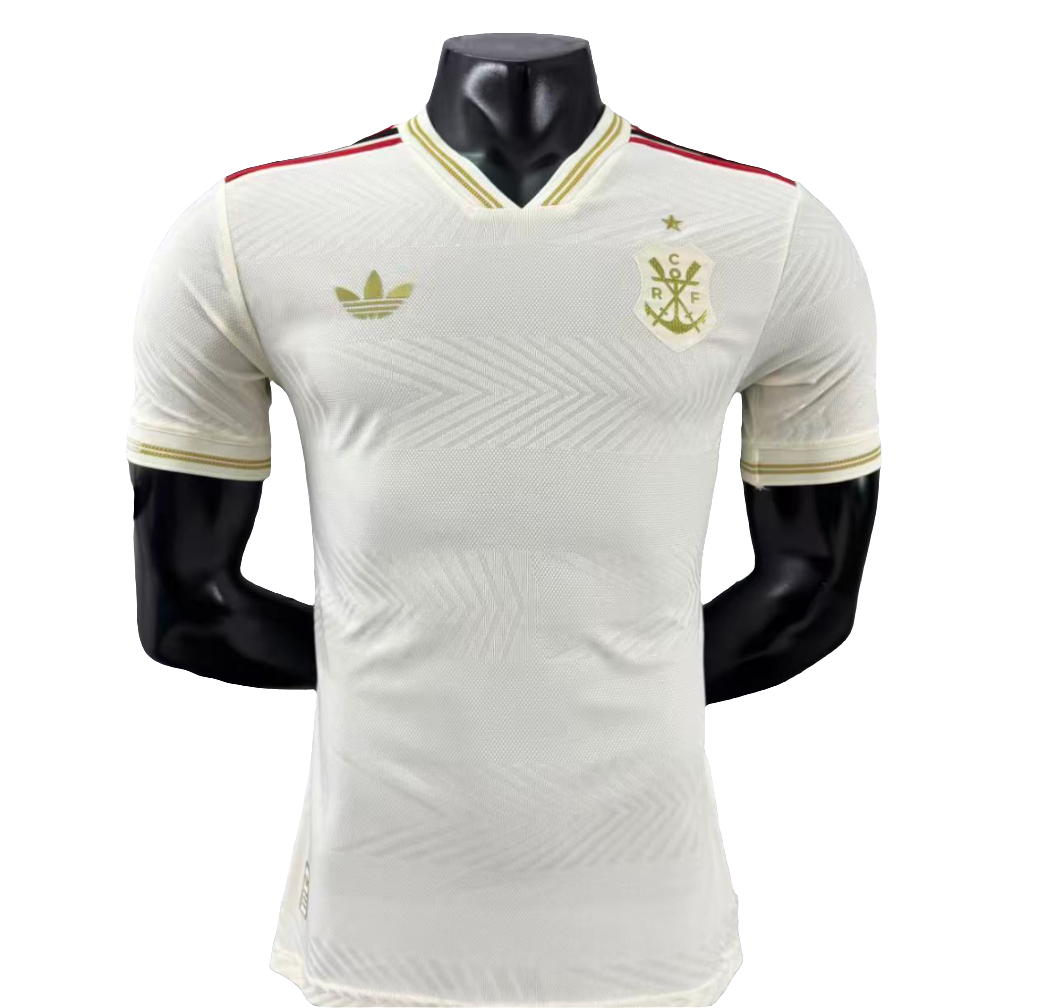 Camisa Flamengo III 25/26 Jogador Adidas Masculina - Off White