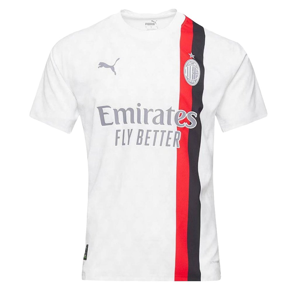 Camisa Milan Away 23/24 s/n° Torcedor Puma Masculina - Branco+Cinza