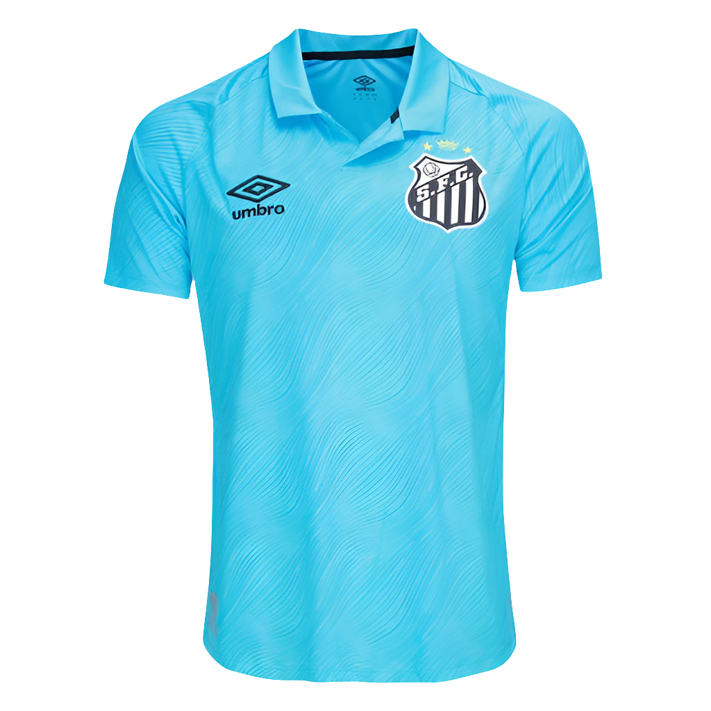 Camisa Santos 25/26 s/n Torcedor Edição Especial Umbro Masculina - Azul+Preto