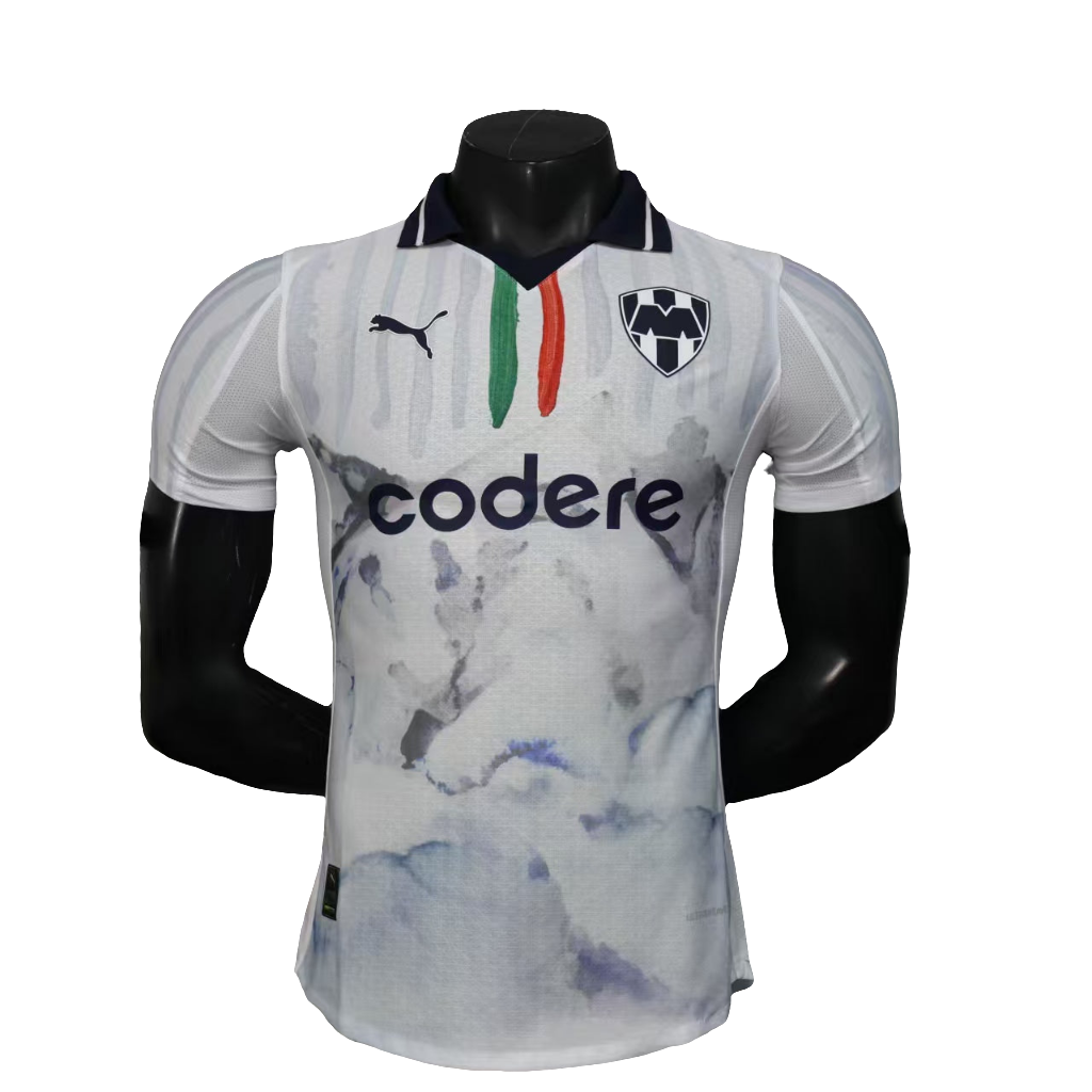 Camisa C.F Monterrey 2025/26 s/n Jogador Masculina - Branca