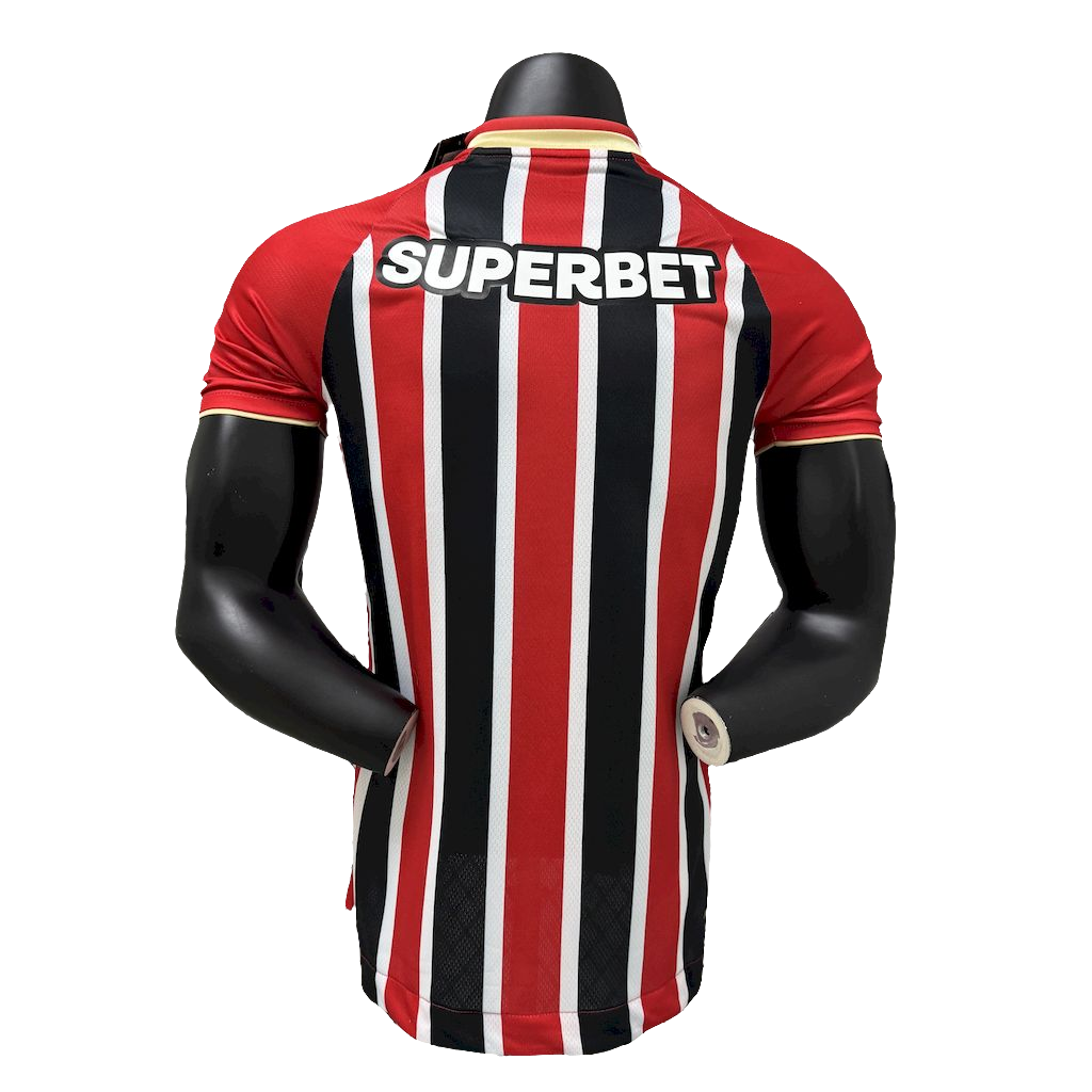 Camisa São Paulo ll 25/26 S/N Jogador New Balance Masculina - Vermelho+ Branco