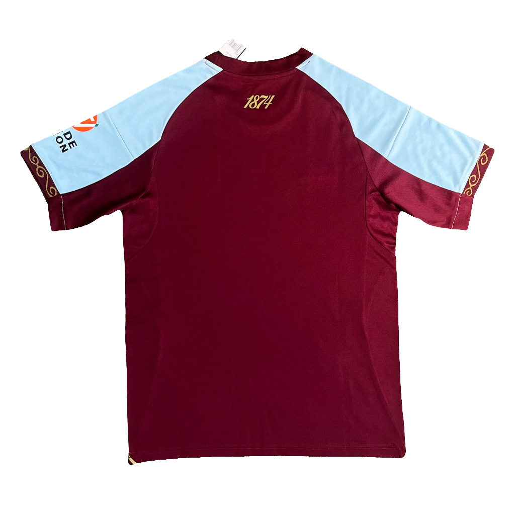 Camisa Aston Villa I Adidas 25/26 Torcedor Masculina - Bordô