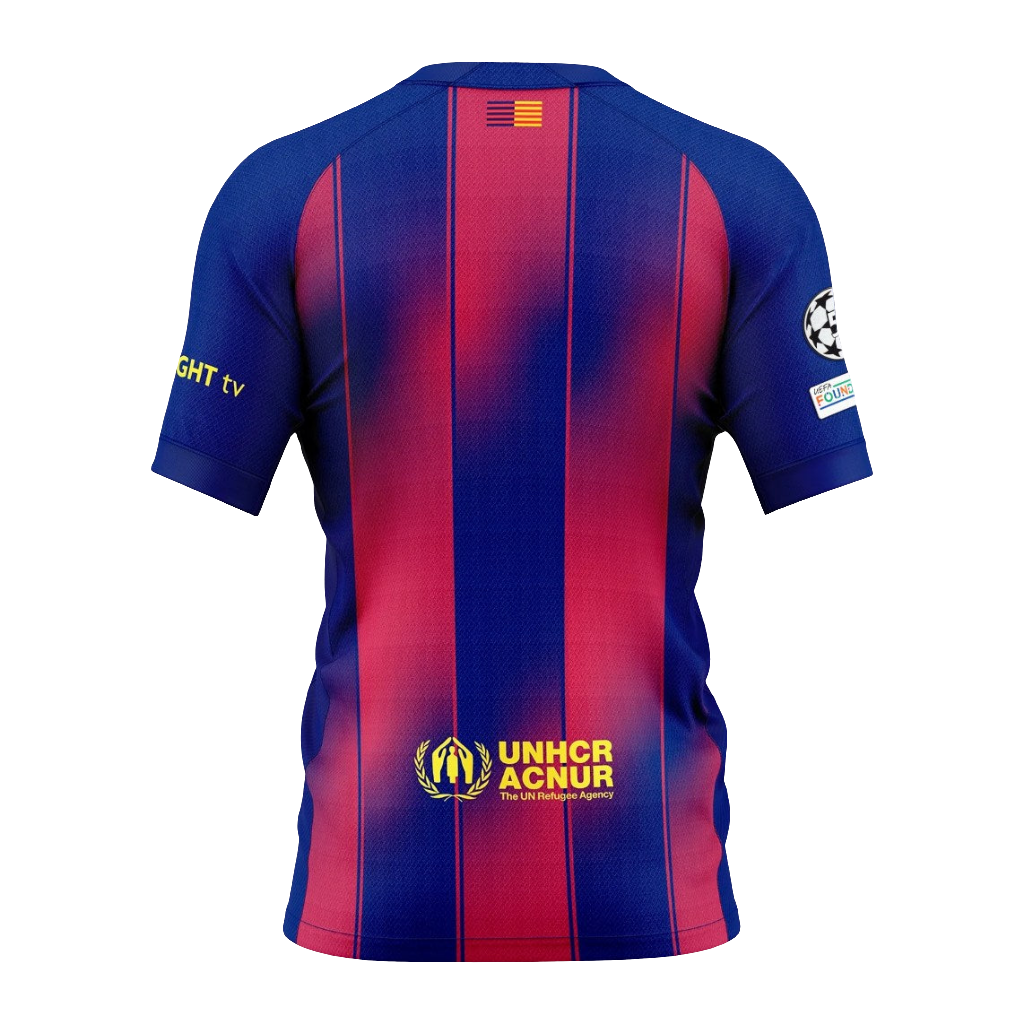 Camisa Barcelona 25/26 Nike Torcedor - Masculina - Vermelha e Azul