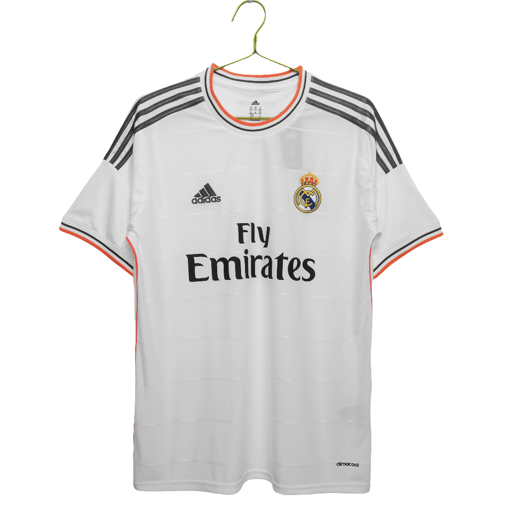 Camisa Real Madrid 2013/14 - Versão Retrô Masculina - Branca