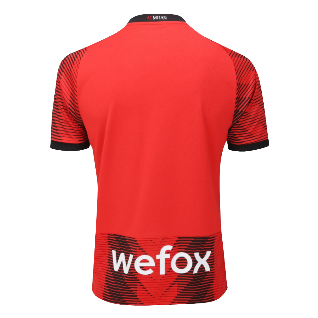 Camisa AC Milan Home 23/24 s/n° Torcedor Puma Masculina - Vermelho+Preto