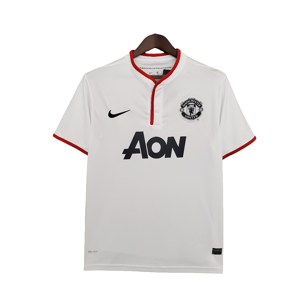 Camisa Manchester United II 13/14 Nike Retrô Masculino - Branco