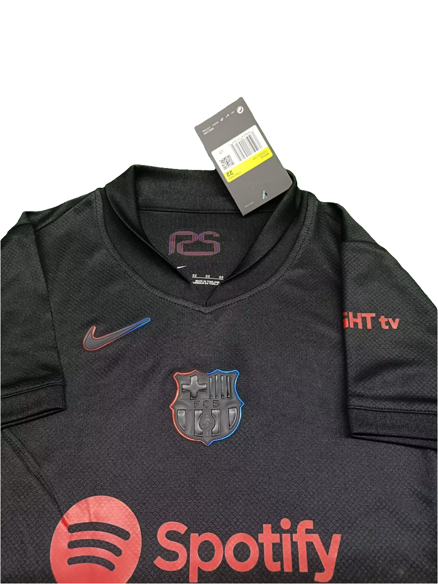 Kit Infantil Barcelona II 24/25 Nike - Preto