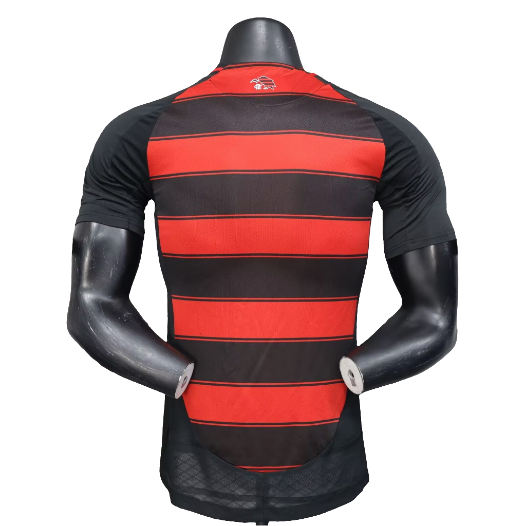 Camisa do Flamengo l 25/26 S/N Jogador Adidas Masculina - Preto+ Vermelho