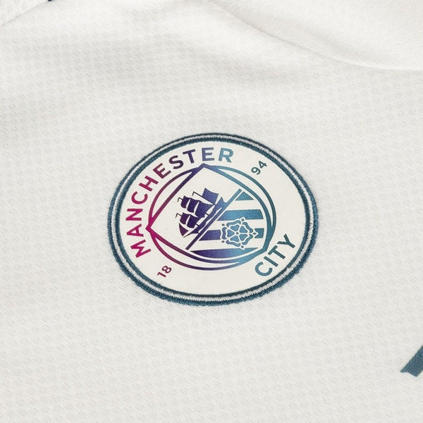 Camisa Manchester City Away 21/22 s/n° Torcedor Puma Masculina - Branco+Azul