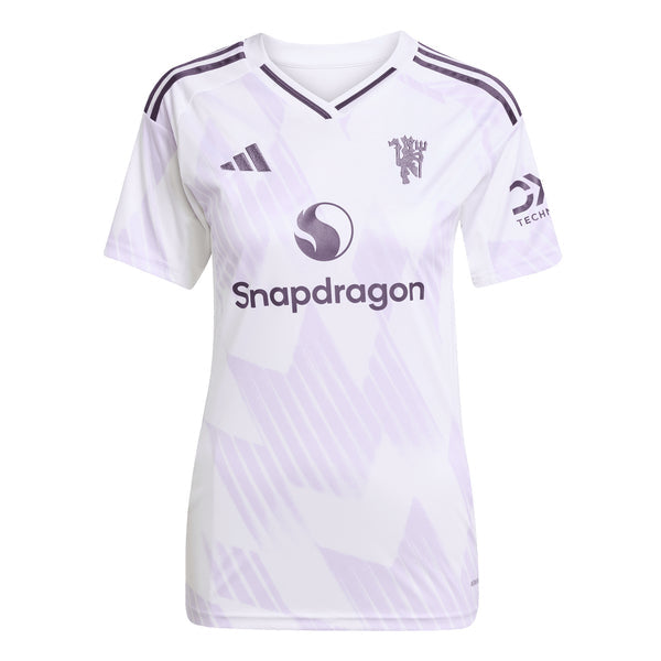 Camisa Home Manchester United 25/26 Adidas Feminina - Branca