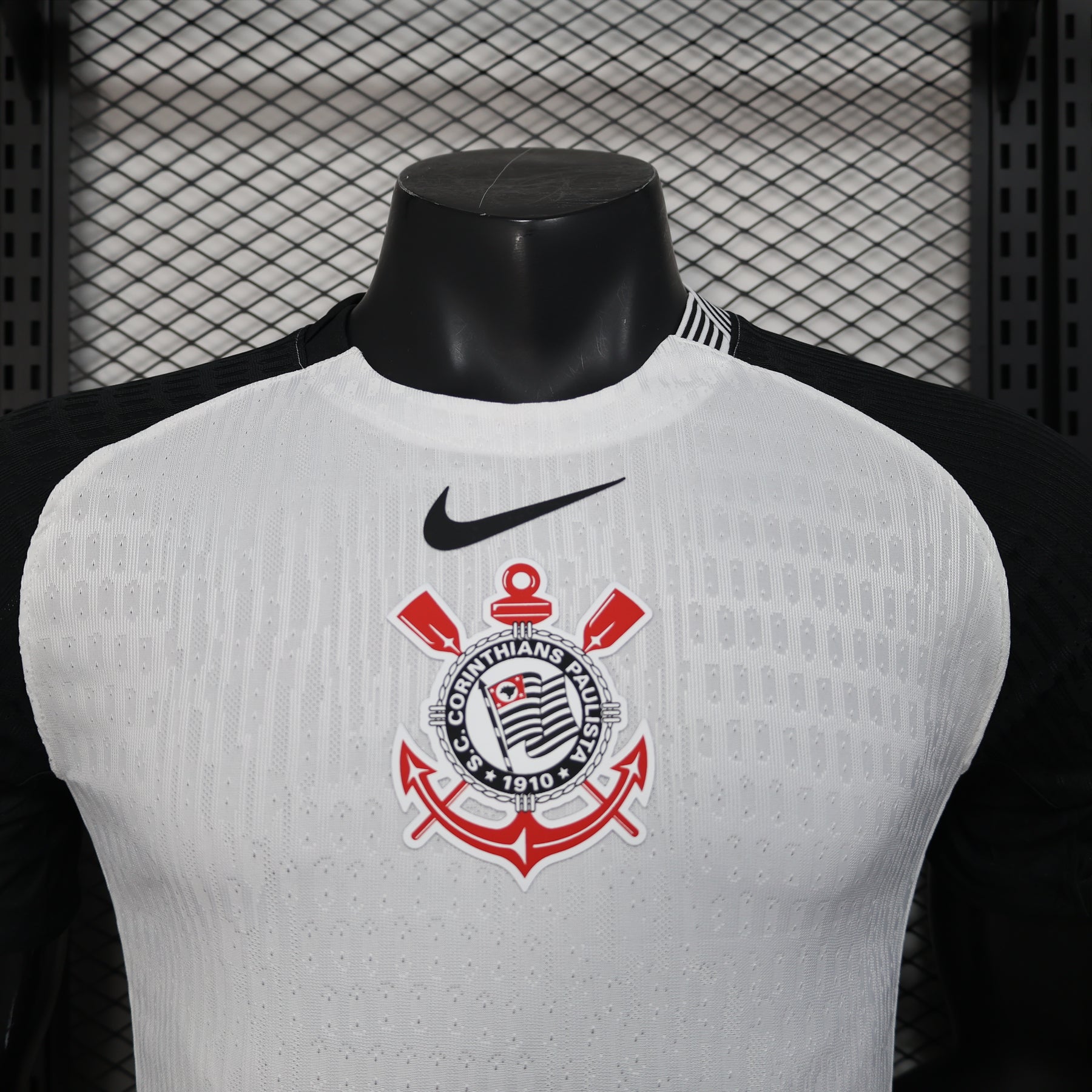 Camisa Corinthians l 25/26 S/N Jogador Nike Masculina - Branco+Preto