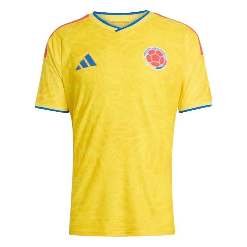 Camisa Colômbia Titular 2026 - Copa do Mundo - Adidas Masculino - Amarela