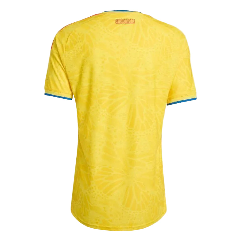 Camisa Colômbia Titular 2026 - Copa do Mundo - Adidas Masculino - Amarela