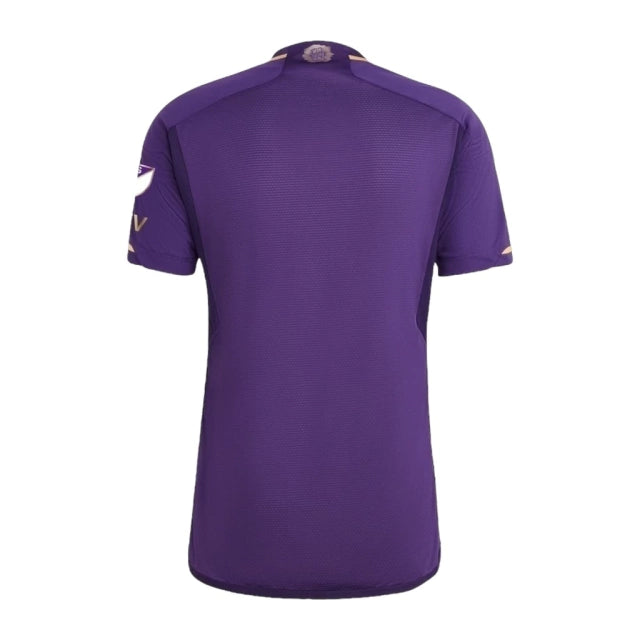 Camisa Orlando City I 24/25 - Torcedor Adidas Masculina - Roxa com detalhes em dourado